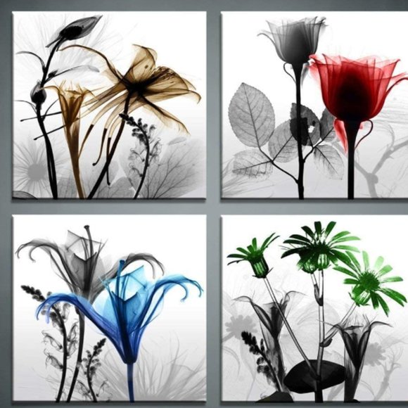 8 12"x12" Floral Pictures - Picture 3 of 14